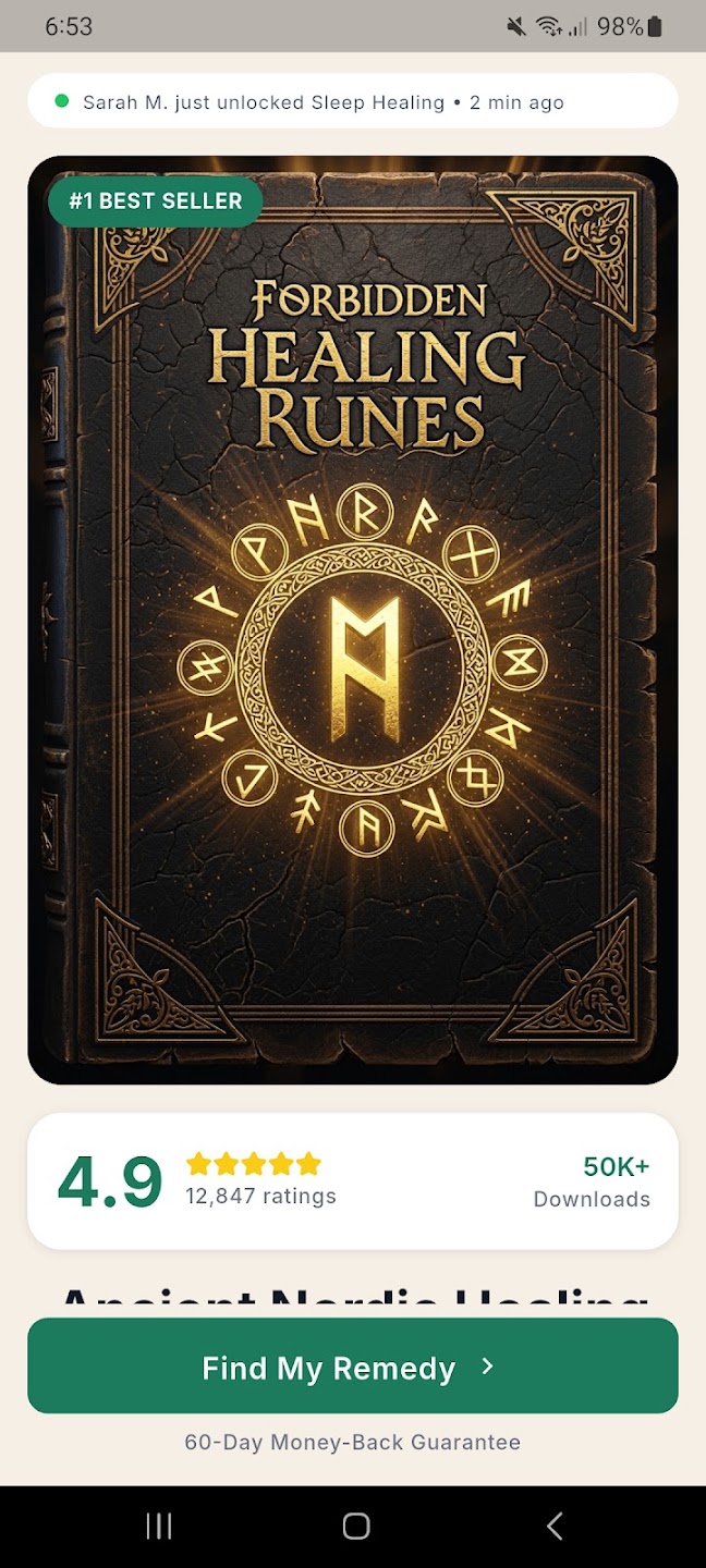 Healing Runes — Wellness Tracker — screenshot 1