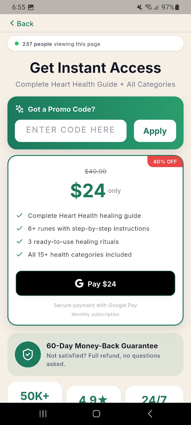 Healing Runes — Wellness Tracker — screenshot 4