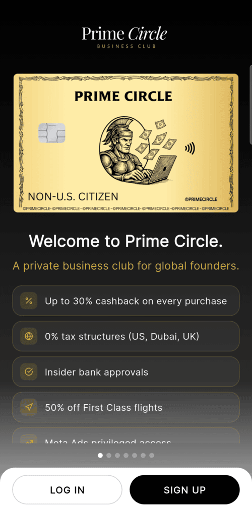 Prime Circle — Financial Planning App — screenshot 1