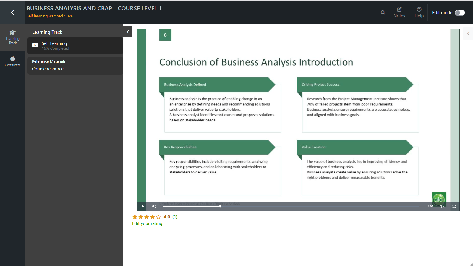 Playlist Course Format — Moodle Plugin — screenshot 1