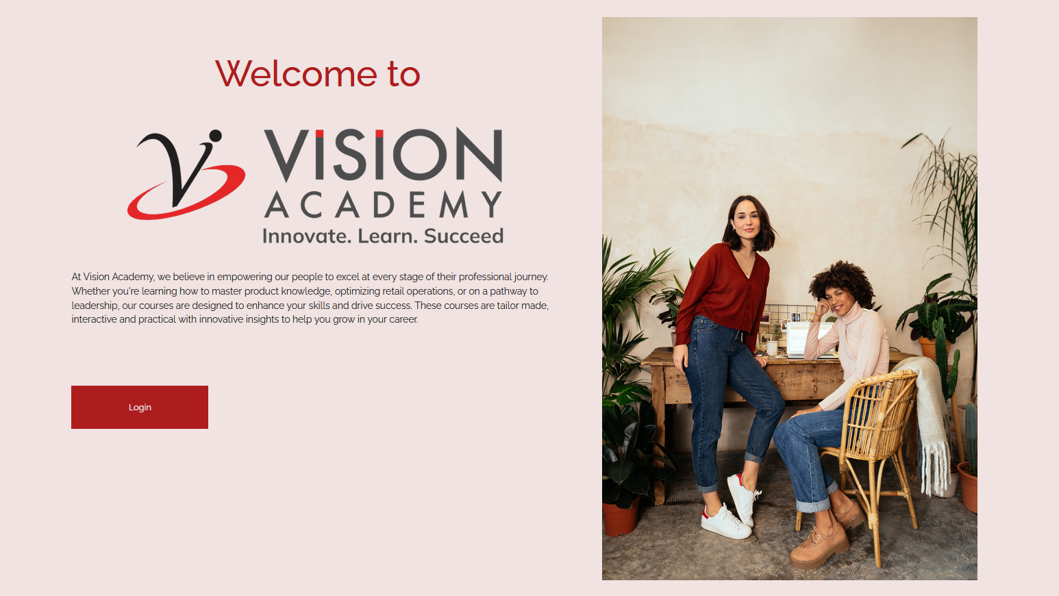 Vision Academy — Custom Moodle Theme — screenshot 1