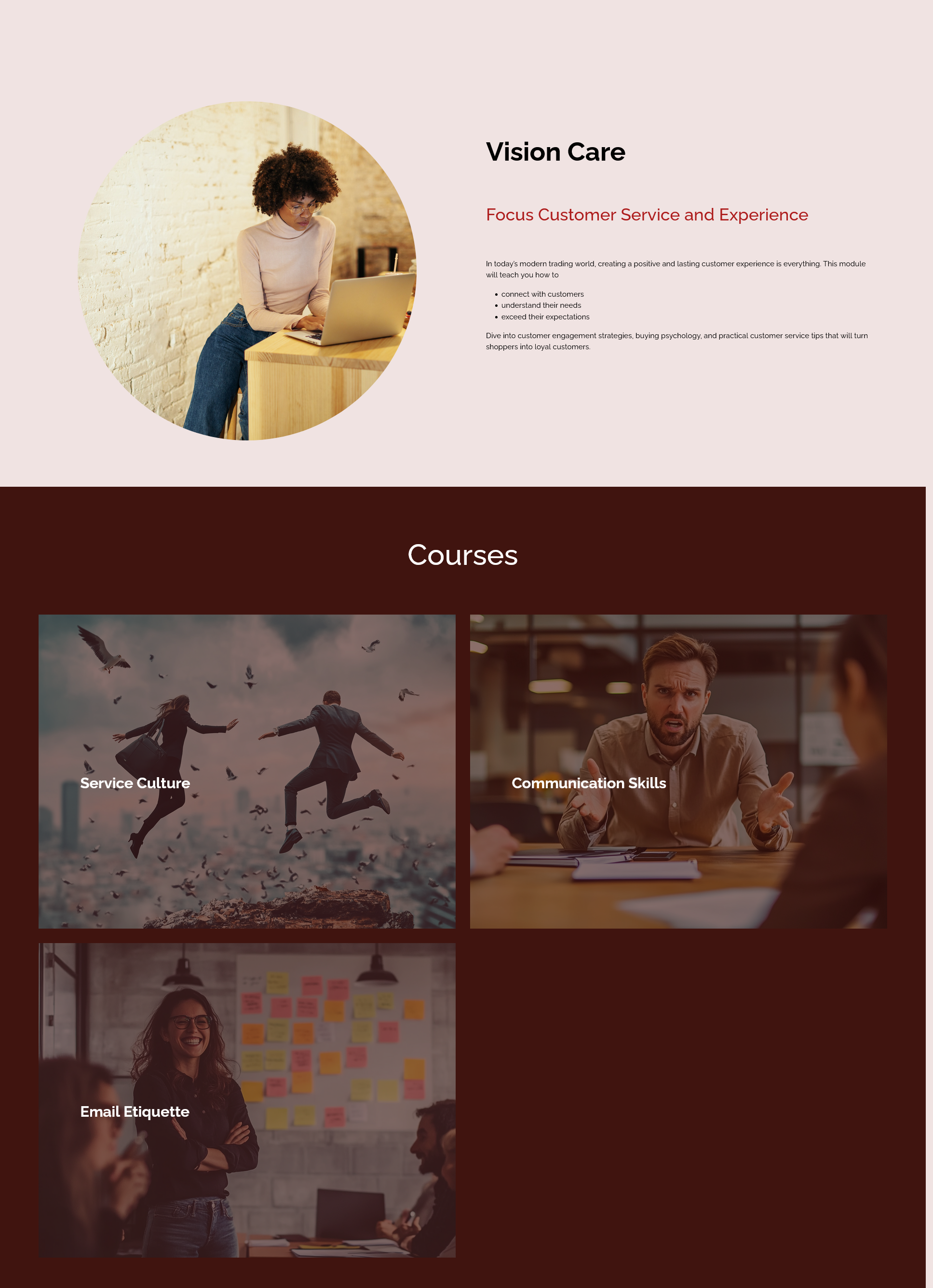 Vision Academy — Custom Moodle Theme — screenshot 5